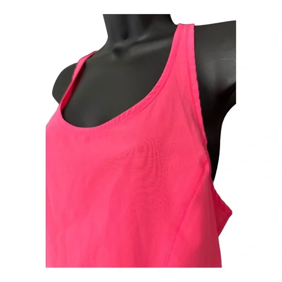 90 Degree by Reflex Pink Sleeveless Racerback Athletic Tank Top Size Medium - Picture 2 of 4